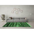thumbnail image 3 of Ahgly Company Indoor Rectangle Solid Emerald Green Modern Area Rugs, 5' x 7', 3 of 4