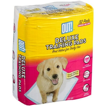 Out!: Deluxe 21.5 X 23.5 Training Pads, 32 ct