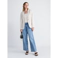 thumbnail image 4 of Scoop Women’s and Women's Plus Linen Blend Blazer, Sizes XS-4X, 4 of 7