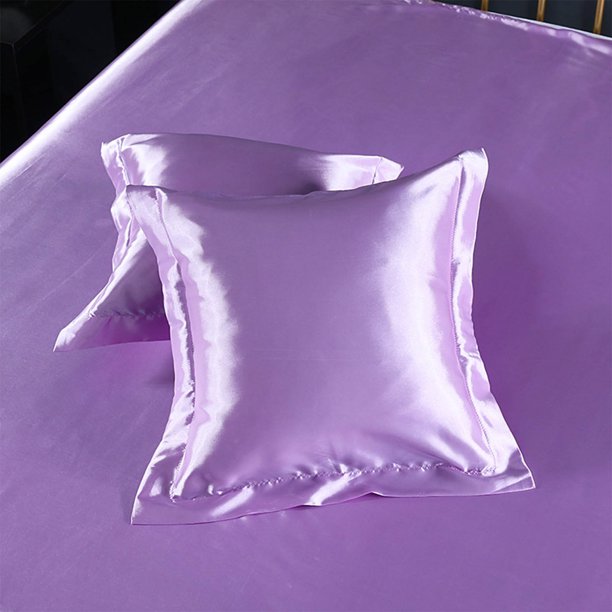 Textiles para el hogar, fundas de almohada, fundas de almohada, fundas de almohada de seda sintética para el cabello y...