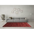 thumbnail image 3 of Ahgly Company Indoor Square Abstract Red Contemporary Area Rugs, 5' Square, 3 of 4