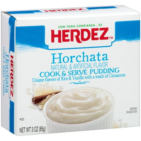 pudding serve cook horchata herdez oz box