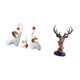thumbnail image 5 of Esculturas De Animales De Elefante Y Ciervo, Figuras Artesanales, Estatuas Familiares, Decoraciones De Escritorio, Decoración Del Hogar, Adornos De Resina Para Dormitorio, Sala De Estar Y, 5 of 8