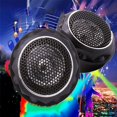 thumbnail image 4 of 2Pcs Universal Mini Car Speakers High Efficiency Audio Auto Sound Car Tweeters, 4 of 6