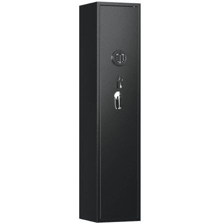 SUXXAN Digital Keypad Lock Gun Safe Black 5 Rifle and 2 Pistol Capacity