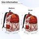 thumbnail image 2 of Fotbe Basketball Shot Mochila de Lona con Estampado, Mochila Duradera, Mochila Versátil de Alta Calidad, Mochila Compacta Vintage-Small, 2 of 5