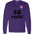 thumbnail image 3 of Inktastic 60th Birthday 60 Rocks Long Sleeve T-Shirt, 3 of 5
