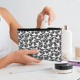 thumbnail image 7 of Zufioo Panda1 Print DuPont Paper Portable Toiletry Bag, 8.9x6.5 inch Zippered Hand-held Paper Cosmetic Bag Storage Tool Kit, 7 of 7