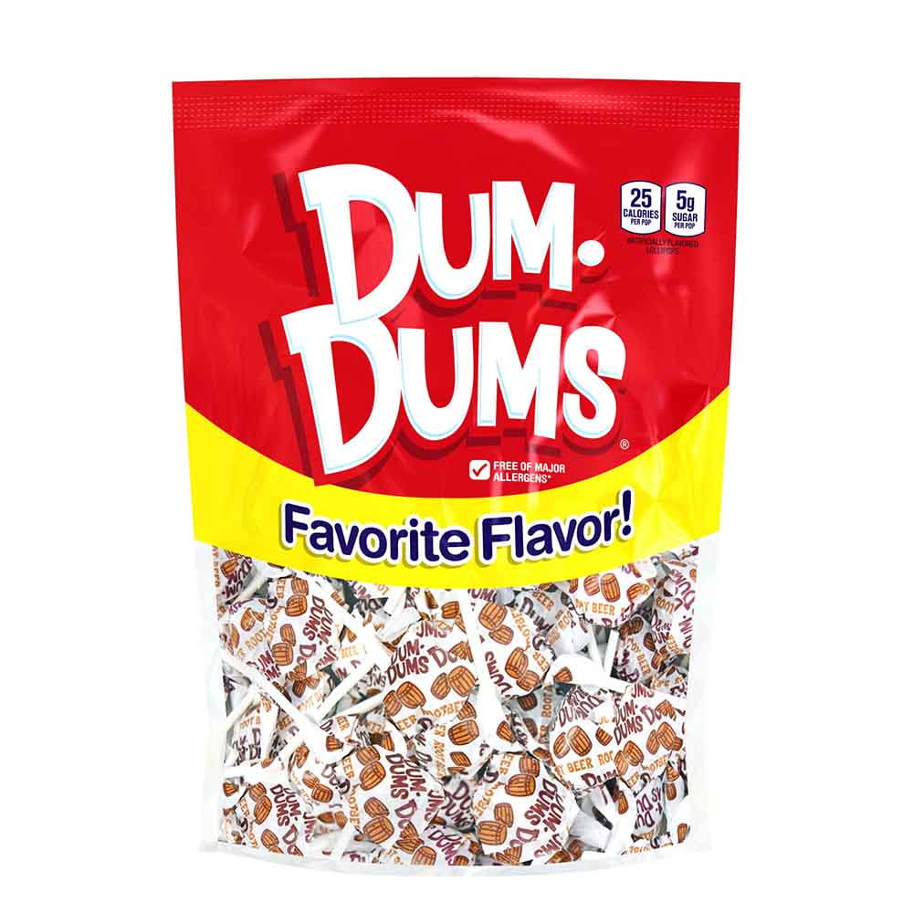Dum Dums Lollipops Root Beer Flavor 1 50 Ct Bag Walmart dum-dums-lollipops-root-beer-flavor-1-50-ct-bag-walmart