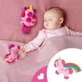 thumbnail image 2 of TEYTOY 2pcs Unicorn Soft Baby Rattles Early Education Toys 3 6 9 12 Month, 2 of 8