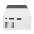 thumbnail image 1 of HD 1080P, Mini Portátil Con Corrección Trapezoidal Automática Y Altavoz Incorporado, Compatible Con Teléfono Inteligente, Computadora Portátil, USB, 1 of 7