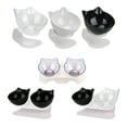 thumbnail image 2 of Bol pour Animaux de Compagnie Antidérapant Incliné à 15° Récipient d'Eau Potable avec Support Surélevé Protection de la Colonne Vertébrale Alimentation Ménager Petits Animaux 2 Bols Type 6, 2 of 8