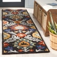 thumbnail image 2 of SAFAVIEH Blossom Auran Floral Runner Rug, Brown/Orange, 2'3" x 8', 2 of 7