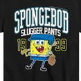 thumbnail image 3 of SpongeBob SquarePants - Spongebob Slugger Pants - Toddler And Youth Short Sleeve Graphic T-Shirt, 3 of 6