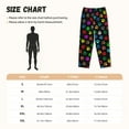 thumbnail image 4 of Colorful Rainbow Dog Cat Paws Women'S Pajama Pants Drawstring Pj Bottoms Pants With Pockets 3x-Large, 4 of 6