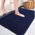 thumbnail image 6 of Softlife Absorbent Bathroom Rugs Microfiber Non Slip Bath Mat for Bathroom Soft Shaggy Rug,71"x24",Navy, 6 of 6