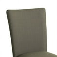 thumbnail image 4 of Fabric Upholstered Wooden Parson Dining Chair with Splayed Back and Tapered Front Feet, Brown, 4 of 6