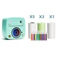 thumbnail image 1 of Riwcyla Pocket Printer Portable Thermal Instant Photo Printing Label Maker Machine BT Wireless Connect Compatible with Android or iOS APP Support Receipt Label Memo Sticker Notes Lists Scrapbook DI, 1 of 6