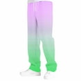 thumbnail image 5 of Fancifize Sweatpants for Girls Boys Soft Fleece Color Block Straight Leg Pants Drawstring Elastic Active Joggers Athletic Outdoor Trousers with Pockets 4-15 Years, 5 of 5