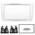 thumbnail image 2 of Fascia Trim, Car Stereo Frame 2Din ABS Plastics Decoration Silver GPS Player Mount  Replacement For  308 2008-2015 For Modification, 2 of 8