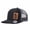 Black and gray, variant on Truck American Flag Leather Patch Trucker Hat, Adjustable Snapback Cap for Men Women, Vacation Travel Daily Outdoor Wear