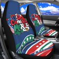 thumbnail image 3 of XYZCANDO USA Canada Mexico Car Seat Covers 2 Pcs Automobile Front Seat Covers for Men Protection Interior Accessories Compatible with Most Cars SUV and Sedan, 3 of 7