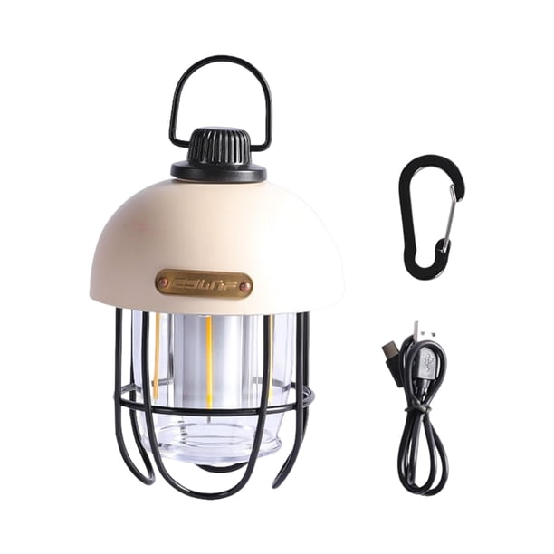 Luz de Camping Advancent Linterna Retro Impermeable Beige