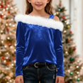 thumbnail image 2 of FDDMis Youth Graphic Tees Girls Long Sleeve Tops Size 14-16 Oxford Shirt Plaid Shirts for Girls Shirts 14 Year Old Girl Clothes Trendy Clothes, 2 of 5