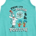 thumbnail image 2 of Cat in the Hat - Think Like Proton Be Positive - Toddler and Youth Girls A-line Dress, 2 of 4
