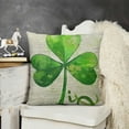 thumbnail image 2 of Ollo0ord AVOIN Throw Pillow Cover,St Patricks Day Cushion Case Decoration for Sofa Couch White, 2 of 5