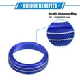 thumbnail image 3 of Unique Bargains 5pcs Center Console AC Audio Tune Volume Headlight Switch Knob Cover for Ford Maverick Blue, 3 of 6