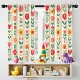 thumbnail image 5 of Blackout Kids Curtains,Pioneer Flower Floral Print Pattern Childrens Insulated Curtains Set Of 2,Bedroom Essentials,Toddler Room Decor 42"x54", 5 of 5