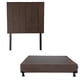 thumbnail image 1 of Box Base Cama Individual + Cabecera Argos Chocolate Dicasa Bless, 1 of 8