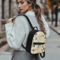 thumbnail image 3 of Eheartsgir Butterflies Design Mini Backpack with Lightweight Zipper Closure Small Backpack for Daily Use, Polyester Ladies Shoulder Backpack for Walk, 3 of 8