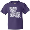 thumbnail image 3 of Inktastic Louisiana Silhouette Mandala Youth T-Shirt, 3 of 5