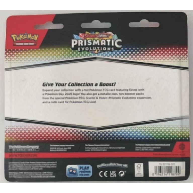 Pokemon TCG - Scarlet & Violet: Prismatic Evolutions 2-Pack Blister! - Walmart.com Pokemon TCG - Scarlet & Violet: Prismatic Evolutions 2-Pack Blister! - Walmart.com