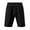 Black, variant on Men's Shorts - Workout Black Quick Dry Basketball Shorts Casual Work Flat Front Shorts Quick Dry Loose-Fit Athletic Shorts Compression Shorts Men