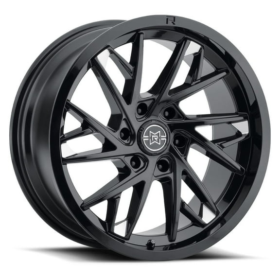 20x9 Method MR801 Raised Gloss Black Milled Wheel 6x135 (0mm)