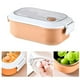 thumbnail image 4 of Fiambrera de acero inoxidable con aislamiento a prueba de fugas, diseño lindo, caja Bento portátil para la escuela, oficina, color naranja, 4 of 8