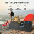 thumbnail image 3 of FlashFish 200W Solar Powered Generator with 60W Solar Panel, AC 250W Peak Portable Power Station Lithium Battery with 110V AC Outlet for Outdoor Camping, 3 of 7