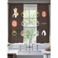 thumbnail image 3 of Sheer Curtains 72 Inches Long 2 Panels Set, Window Sheer Curtains for Living Room/Bedroom, Light Filtering Rod Pocket Curtain 52''x72''x2, 3 of 8