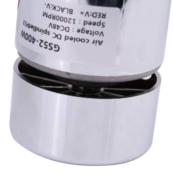 Spindle Motor, Cooled CNC Spindle Milling Motor , ER11 400W DC48V High Speed Brush Spindle Motor, Air Cooled Engraver Spindle Motor, Low Noise, For Engraving Machine