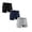Grey 1PCS & Blue 1PCS & Black 1PCS, variant on Mens Underwear Briefs Mid Rise Breathable Side Vents Comfortable 3 Pack