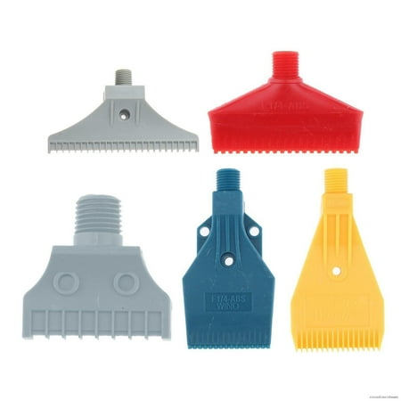 

5Pc Multi Blow Flat Nozzle Air Blower Nozzle Air Knife Wind 1/4 Plastic