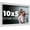 Bianca, variant on 10x5 Frame White Real Wood Picture Frame Width 1.75 inches | Interior Frame Depth 0.5 inches | Wide