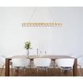 thumbnail image 4 of Valetta 42 inch LED linear pendant in gold, 4 of 9