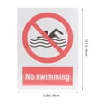 thumbnail image 2 of OULII Pool Accessories Funny Pool Signs Aluminum Safety Warning 1Pcs, 2 of 7
