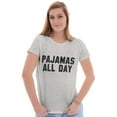 thumbnail image 4 of Pajamas All Day Slacker Lazy Womens Slim Fit Graphic Tee Brisco Brands X, 4 of 5