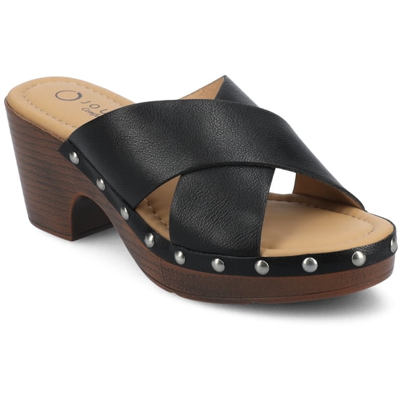 Journee Women's Silvana Open On Round Toe Clogs
