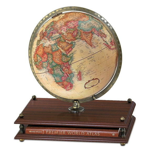 Replogle Premier Desktop Globe, Antique 12"